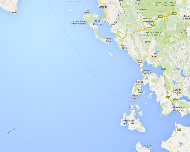 Ionian Islands Map 768x614 